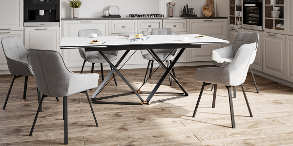 Стул B815-m (B815-m LIGHT GREY VL08, BK+)